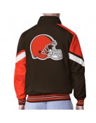 Cleveland Browns Strong Arm Brown Full-Zip Jacket