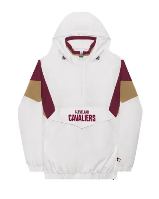 Cleveland Cavaliers Breakaway White Hoodie Jacket Cleveland Cavaliers Breakaway White Hoodie Jacket