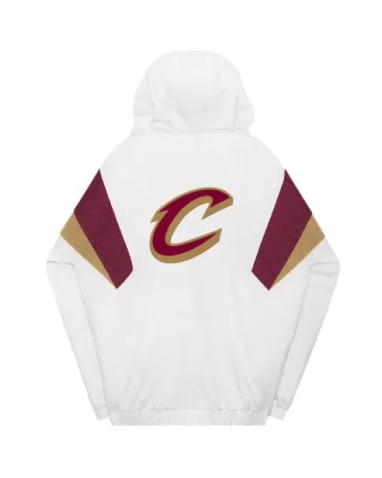 Cleveland Cavaliers Breakaway White Hoodie Jacket Cleveland Cavaliers Breakaway White Hoodie Jacket