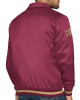 Cleveland Cavaliers Stitch Applique Wine Satin Jacket Cleveland Cavaliers Stitch Applique Wine Satin Jacket
