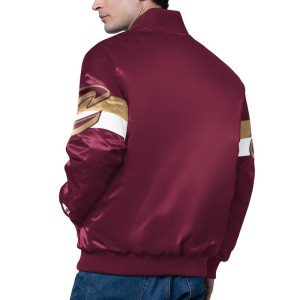 Cleveland Cavaliers Triple Option Varsity Satin Jacket