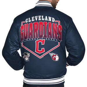 Cleveland Guardians Home Plate Printed Graphic Jacket