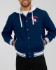 Cleveland Guardians Navy Cotton Hooded Jacket