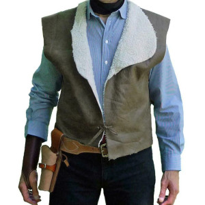  Clint Eastwood Spaghetti Western Leather Vest