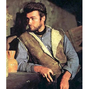  Clint Eastwood Spaghetti Western Leather Vest