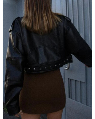 Cobra Kai S06 Peyton List Leather Jacket