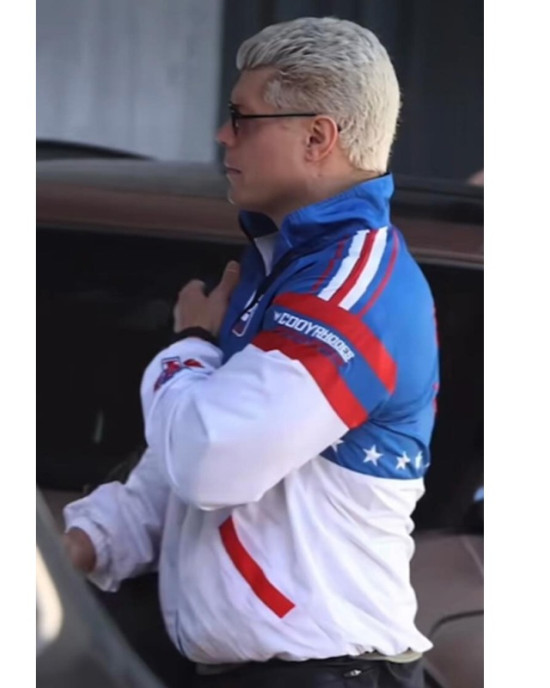 Cody Rhodes Stars & Stripes Nightmare Windbreaker Jacket