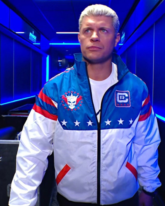 Cody Rhodes Stars & Stripes Nightmare Windbreaker Jacket