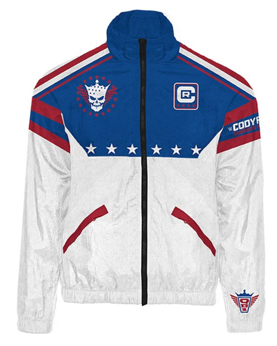 Cody Rhodes Stars & Stripes Nightmare Windbreaker Jacket