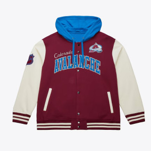 Colorado Avalanche Rinkside Varsity Fleece Jacket