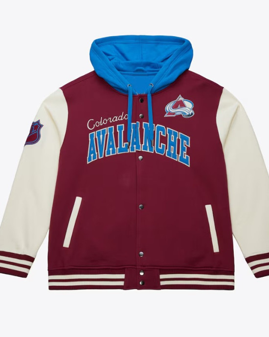 Colorado Avalanche Rinkside Varsity Fleece Jacket