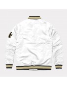 Colorado Buffaloes White Varsity Satin Jacket