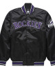 Colorado Rockies Classic Black Satin Jacket Colorado Rockies Classic Black Satin Jacket