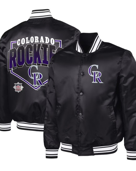Colorado Rockies Home Plate Printed Graphic Jacket
