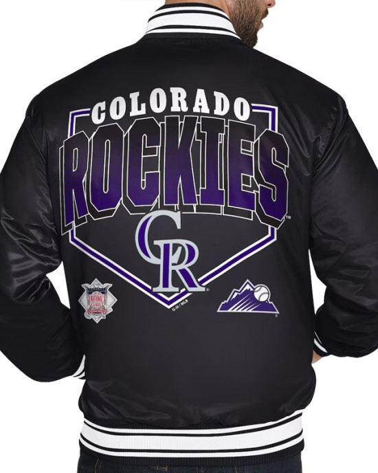Colorado Rockies Home Plate Printed Graphic Jacket