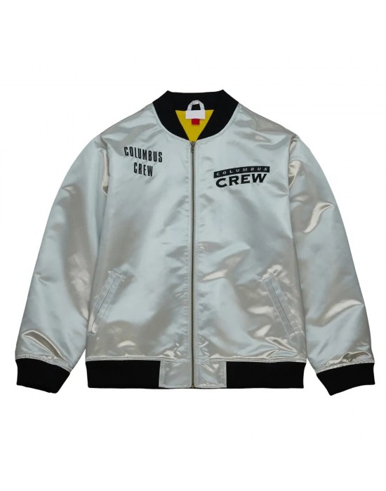 Columbus Crew Silver Satin Jacket