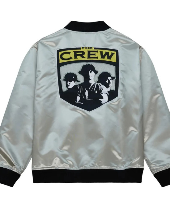 Columbus Crew Silver Satin Jacket Columbus Crew Silver Satin Jacket