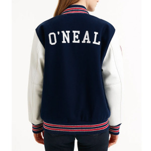 Crawford High School Blue and White Varsity Jacket