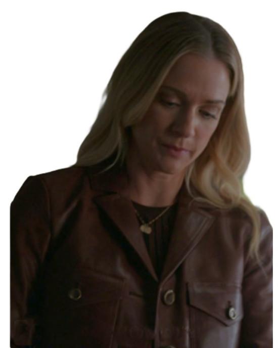 Criminal Minds S17 A.J. Cook Leather Jacket