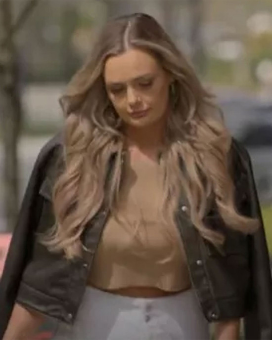 Cropped Leather Jacket Love Is Blind Micah Lussier