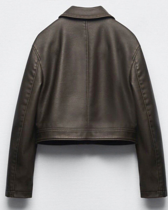 Cropped Leather Jacket Love Is Blind Micah Lussier