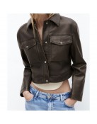 Cropped Leather Jacket Love Is Blind Micah Lussier