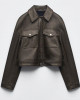 Cropped Leather Jacket Love Is Blind Micah Lussier