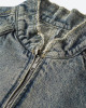 Cyberpunk Denim Zip-Up Jacket Cyberpunk Denim Zip-Up Jacket