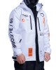 Cyberpunk White Waterproof Streetwear Jacket Cyberpunk White Waterproof Streetwear Jacket
