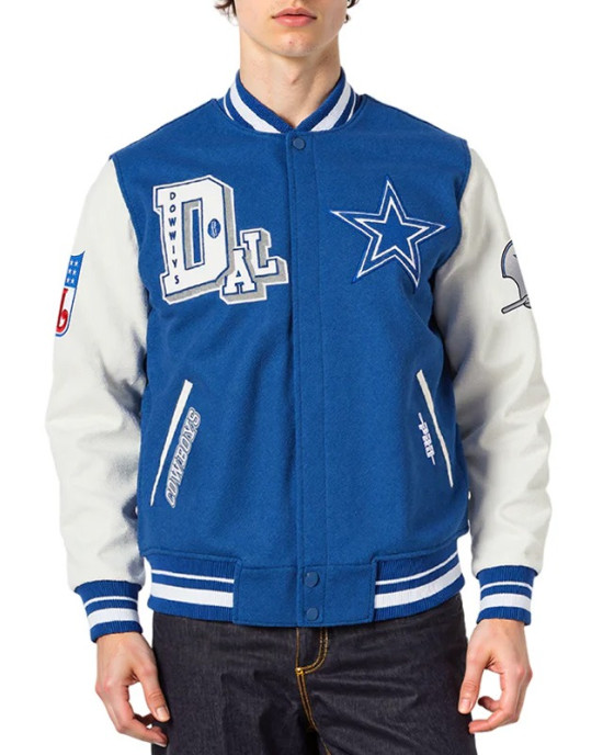 Dallas Cowboys Best of Classic Rib Varsity Jacket