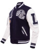 Dallas Cowboys Mashup Rib Varsity Wool and Leather Jacket Dallas Cowboys Mashup Rib Varsity Wool and Leather Jacket
