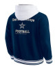 Dallas Cowboys Navy Cotton Hooded Jacket