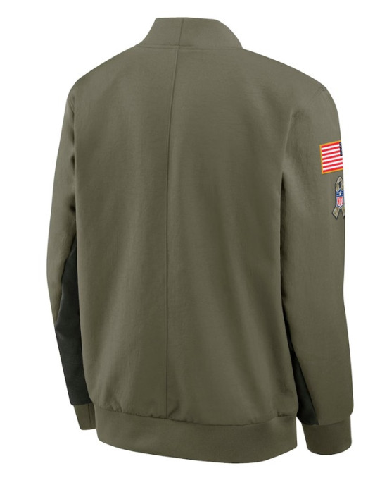 Dallas Cowboys Sideline Full-Zip Bomber Jacket