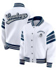 Dallas Cowboys Snap Front White Fleece Jacket