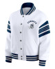 Dallas Cowboys Snap Front White Fleece Jacket