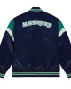 Dallas Mavericks Navy Heavyweight Satin Jacket