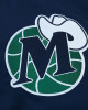 Dallas Mavericks Navy Heavyweight Satin Jacket