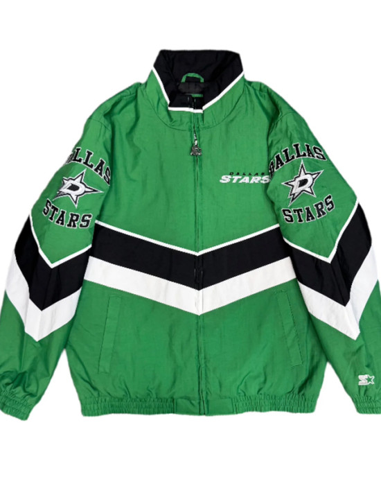 Dallas Stars Captain Green Full-Zip Jacket Dallas Stars Captain Green Full-Zip Jacket