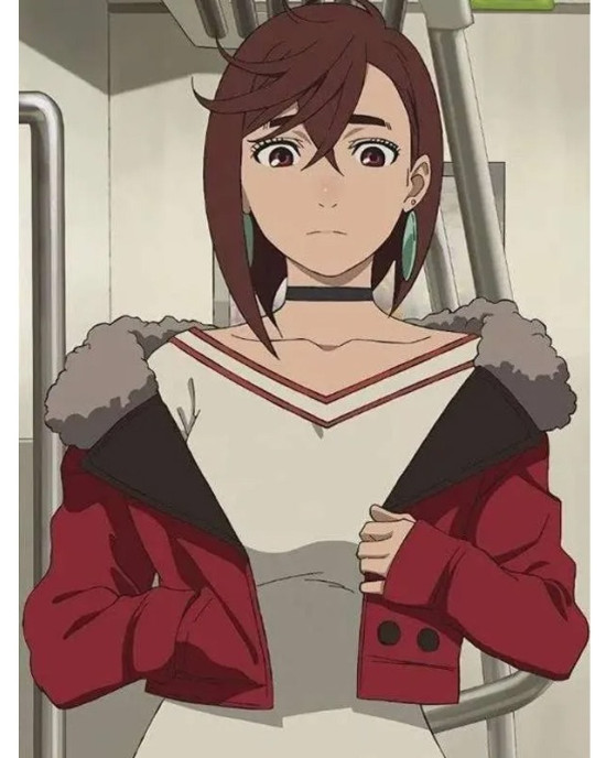 Dandadan Momo Ayase Red Jacket