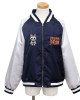 Dandadan Souvenir Navy and Silver Bomber Jacket
