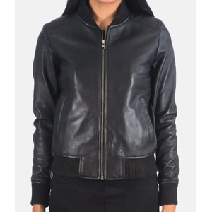 Danielle Rose Russell Legacies Bomber Leather Jacket