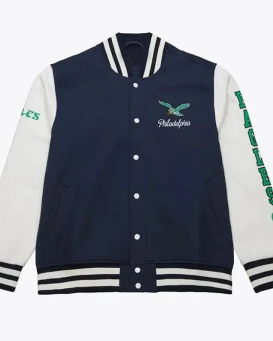 Dawn Staley Philadelphia Eagles Varsity Jacket Dawn Staley Philadelphia Eagles Varsity Jacket