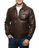 Definitive Edition Mafia Tommy Angelo Bomber Brown Leather Jacket