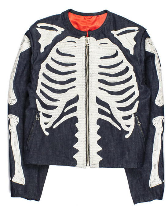 Denim Bone Skeleton Kapital Jacket Denim Bone Skeleton Kapital Jacket