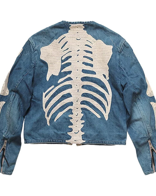 Denim Bone Skeleton Kapital Jacket Denim Bone Skeleton Kapital Jacket