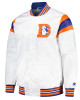 Denver Broncos Midweight White Satin Jacket Denver Broncos Midweight White Satin Jacket