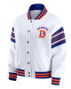 Denver Broncos Snap Front White Fleece Jacket