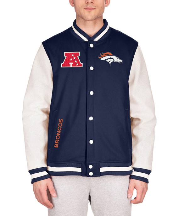 Denver Broncos Third Down Varsity Jacket Denver Broncos Third Down Varsity Jacket