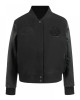 Denver Nuggets Triple Black Varsity Wool and Leather Jacket
