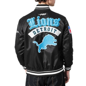 Detroit Lions Best of Classic Rib Satin Jacket